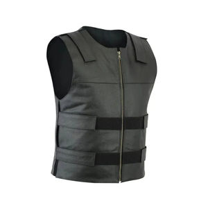 Men's Olive Green Multi Pocket Tactical <b>Vest</b> Zipper Closure Breathable Outdoor <b>Utility</b> Casual Summer Wear Sporty V-neck - Product Image 5
