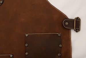 100% Genuine Leather <b>Work</b> <b>Apron</b> Handmade Working <b>Aprons</b> For barman, Chef, Butcher, Metalworker, Carpenter, Blacksmith And Waiter - Product Image 4