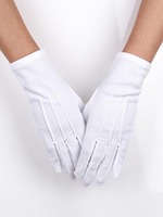 Écusson maçonnique Maître Maçon Équerre et Compas avec Paire de Gants 100% Coton Léger Bouton-pression Noël