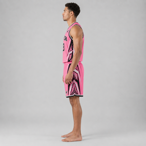 Vêtements de sport professionnels pour équipes, dotés d'un matériau léger et respirant, pour les entraînements de club et les uniformes de basketball compétitifs. - Product Image 4