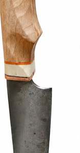 Cuchillo de Cocina de Acero con Alto Contenido de Carbono, Mango de Madera Personalizado, Acabado Forjado, Herramienta Culinaria Profesional - Product Image 3