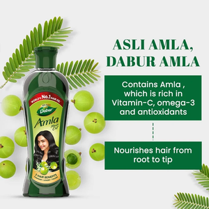 Aceite capilar de amla para un cabello más fuerte, largo y grueso. Sets de cuidado capilar de 180 ml. Nutrición profunda de la raíz, cuidado del cuero cabelludo, fórmula anticaída y para el crecimiento del cabello. - Product Image 3