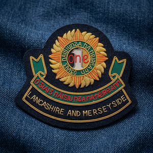 Custom Embroidered Lancashire Patch <b>Sew</b>-On Fabric Badge Style Safety <b>Pin</b> Irregular Shape for Garment - Product Image 6