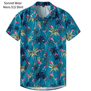 Chemises à manches courtes imprimées pour hommes - Product Image 1