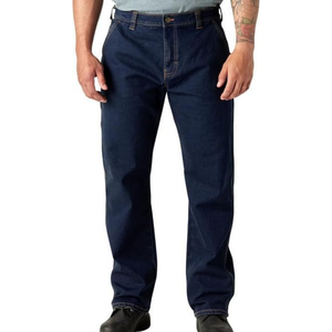 กางเกงยีนส์ผู้ชายทรงหลวมสไตล์ช่างไม้ กางเกงเดนิมสำหรับทำงาน สไตล์ลำลอง มีกระเป๋าหลายช่อง - Product Image 1