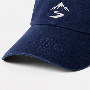 Casquette de montagne unisexe tendance en coton doux avec sangle réglable, casquettes brodées de haute qualité, fournisseur OEM ODM marque privée - Product Image 5