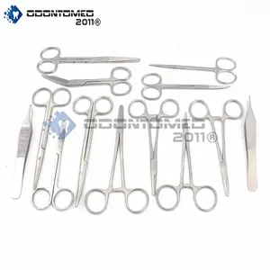 14 PC SET OF SCISSORS FORCEPS HEMOSTATS NEEDLE HOLDERS SET