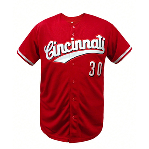 Nouvelle saison – Maillot de baseball rose sans bretelles personnalisable pour femme – T-shirt rétro en maille respirante – Personnalisable – Baseball professionnel - Product Image 6