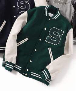 Chaqueta Varsity de Invierno de Alta Calidad para Hombre y Mujer, Chaquetas de Béisbol Bordadas de Lana Personalizables - Product Image 5