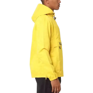 Personalizada de los hombres 1/4 Zip Nylon Poliéster Impermeable Forro de malla Windbreaker Bomber Anorak Chaquetas Hombres Chaqueta cortavientos - Product Image 3