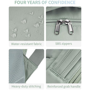 High Quality Design Custom Logo Smooth Zipper Comfortable Multi Pocket <b>Large</b> Capacity Lightweight Top Trendy <b>School</b> Back Pack - Product Image 6