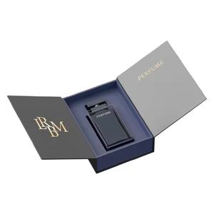 Boîte à parfum rigide écologique recyclée avec laminage mat personnalisé, fermeture magnétique et taille adaptable - Product Image 3