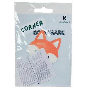 Marcapáginas de Esquina Reutilizable de PVC con Diseño Original, Papelería de Calidad, Regalo de Oficina, Regreso a Clases, OEM ODM Fox - Product Image 1