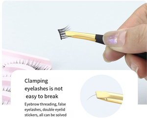 Pince à épiler pour sourcils de haute qualité en acier inoxydable, marque propre, pince à épiler pour l'épilation des sourcils en acier inoxydable - Product Image 3