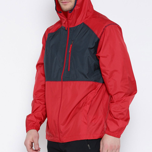 Multi Panel <b>Men's</b> Hooded Windbreaker <b>Jackets</b> Coats Waterproof Outdoor Hiking Wear Zipper Rain <b>Jacket</b> Outerwear <b>Jacket</b> <b>Men</b> - Product Image 3