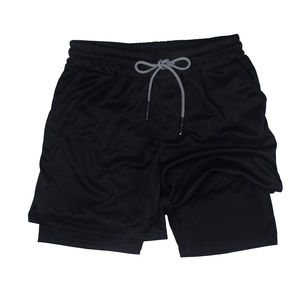 Pantalones Cortos Deportivos Casuales para Hombre, Marca Privada, Verano, 120GSM, Ligeros, de Secado Rápido, Transpirables, Elásticos, de Poliéster, con Cordón Ajustable, Cintura Media - Product Image 4