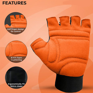 Nouvelle conception, prix raisonnable, faible MOQ, gants de musculation légers et respirants en néoprène, gants de sport personnalisés de haute qualité - Product Image 5