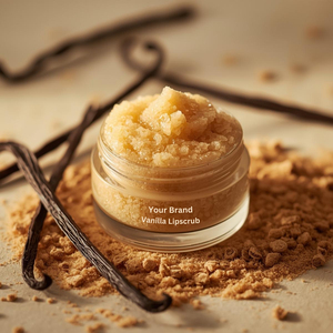 Exfoliante Labial Vegano Orgánico de Primera Calidad, Crema Humectante, Empaque con Logotipo Personalizado, Blanqueador, Aclarante, Exfoliante de Vainilla, Marca Privada - Product Image 4