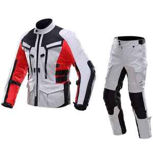 Men's Motorbike Suit Cordura Textile Waterproof Motorcycle Riding Jacket Trouser - Product Image 1