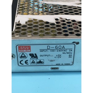 MW MEAN WELL D-60A แหล่งจ่ายไฟแบบสวิตชิ่ง, อินพุต-ผู้จำหน่ายอุปกรณ์และชิ้นส่วนเซมิคอนดักเตอร์ระดับโลกที่เชื่อถือได้พร้อมประวัติยาวนาน - Product Image 1