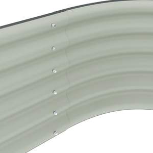 Fournitures de jardin en acier galvanisé gris 63 \ "x31.5 \" x17.3 \" - Product Image 6