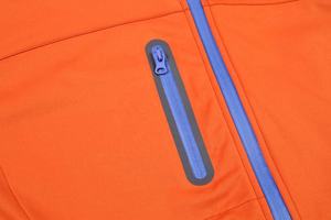 Veste coupe-vent imperméable orange sur mesure de haute qualité, veste coupe-vent imperméable pour homme, taille plus, pour l'extérieur - Product Image 4