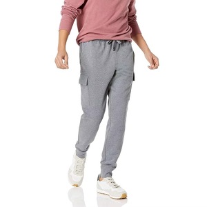 Joggers pour hommes très demandés, de haute qualité, design slim fit tendance, confortables, légers, coupe droite, couleur foncée, 100% coton - Product Image 2