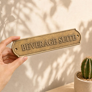 Personalized Brass <b>Name</b> Plate Custom Door <b>Plaque</b> Engraved Wall Nameplate Bedroom <b>Name</b> Sign Husband Gift Memorial Pet <b>Plaque</b> - Product Image 2