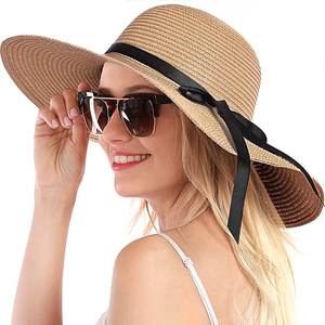 Wholesale Customized Plain Image Sombrero Brim Adumbral Braid Summer Straw Hats Fashionable Ladies Beach Handicraft Made Vietnam - Product Image 3