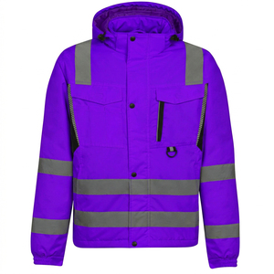 Chaqueta Reflectante de Alta Visibilidad para Hombre, Ropa de Trabajo de Seguridad, Chaleco Protector para Trabajadores de la Construcción y Carreteras 2026 - Product Image 3