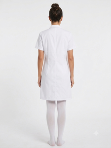 Latest Design Custom Brand Unisex Stylish Medical Lab Coat Nursing Uniform Sets Woven Polyester/Cotton Hospital Use - Product Image 4
