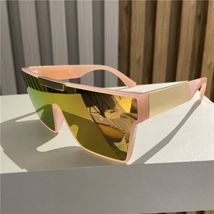 Lunettes de soleil vintage 3403 avec logo personnalisé, protection UV400, monture métallique décorée, verres roses, grande monture, lunettes de sport, lunettes de soleil pour le cyclisme 2024 - Product Image 6