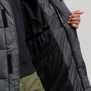 Stylish Long Puffer <b>Jacket</b> With Quilted Layers Warm Lining And Secure Front Closure For Winter Long Puffer <b>Jacket</b> - Product Image 6