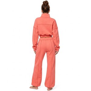 Conjuntos deportivos personalizados de algodón y felpa, sudadera con capucha extragrande y pantalones jogger para marcas estadounidenses con logotipo personalizado. - Product Image 6