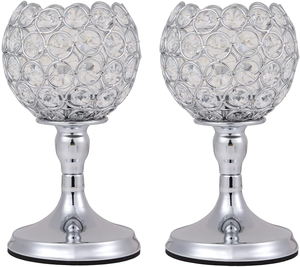 Portavelas de Cristal, Elegante Soporte para Velas de Té, Decoración para el Hogar, Bodas, Fiestas y Eventos - Product Image 6