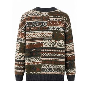 Custom Heavyweight Durable Sweaters Tribal Bohemian Pattern Long Sleeve V Neck <b>Warm</b> Comfortable Wholesale <b>Jumpers</b> - Product Image 2