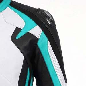 Chaqueta de Motociclista de Cuero para Hombre, Nivel 2 CE, Chaqueta Protectora de Piel de Vaca para Motociclistas - Product Image 5