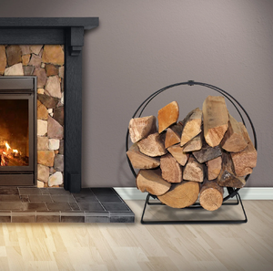 Metal Firewood <b>Rack</b> Home Decorative Fireplace Wood <b>Log</b> Holder Firewood Storage <b>Rack</b> Fireplace Accessory - Product Image 6