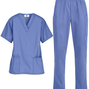 Nouveaux ensembles d'uniformes médicaux unisexes 2026 pour hôpital, en tissu Spandex/Polyester à séchage rapide, ensemble deux pièces (haut et pantalon) SHEZALI - Product Image 3