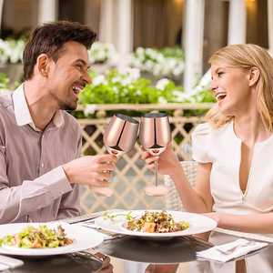 Copas de Acero Inoxidable Sostenibles de 300 ml, Venta al por Mayor, Personalizables, para Bar, Modernas, Plateadas, Multicolores, Rojas - Product Image 4