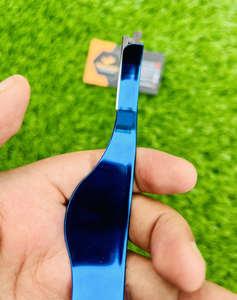 Saaqaans Enterprises Curved Stainless Steel <b>Razor</b> <b>Blade</b> Barbershop Use Lightweight Metal Single Edge Replacement <b>Blade</b> Blue High - Product Image 2