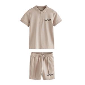 OEM-Ensemble de vêtements longs en jersey en coton pour adolescents, ensemble sweat-shirt et pantalon, survêtements pour bébés, vêtements assortis pour enfants, survêtement pour enfants - Product Image 4