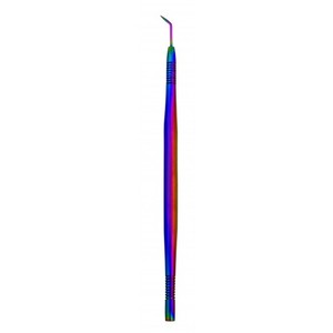 Herramienta para levantar pestañas, cepillo y espátula de doble punta de acero inoxidable para levantar pestañas - Product Image 4