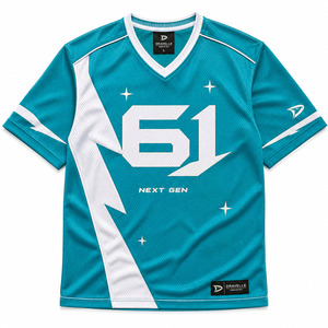 Jersey Deportivo Y2K Personalizado OEM Color Verde Azulado, Transpirable, de Malla de Poliéster, Ropa Deportiva para Hombre, Jersey Atlético Y2K, Ropa Deportiva Verde Azulado Personalizada - Product Image 2