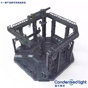 Plateforme modulaire en PVC pour présentoir de base d'hangar, échelles 1/100, 1/144, 1/60, pour maintenance et stockage de Gunpla, diorama et robots - Product Image 1