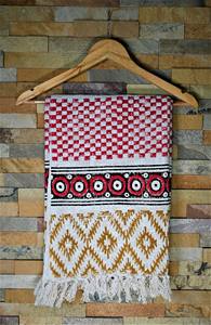 ผ้าห่มโซฟา/เตียง ลายพิมพ์บล็อกด้วยมือ สไตล์อินเดียสมัยใหม่ ทำจากผ้าฝ้ายออร์แกนิค ทอแบบเป็นมิตรต่อสิ่งแวดล้อม ใช้ได้ทุกฤดู สำหรับตกแต่ง - Product Image 6