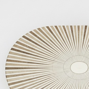Table en os incrusté de la marque ILAHI, design moderne, détails en agate, rangement, meuble portable pour la maison - Product Image 3