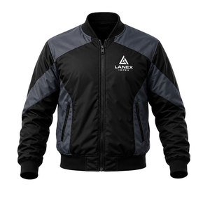 Custom Men's Bomber <b>Jacket</b> Windproof <b>Zip</b> <b>Up</b> Casual Winter <b>Jacket</b> Lightweight Polyester Outdoor Fashion Varsity <b>Jacket</b> OEM ODM - Product Image 1