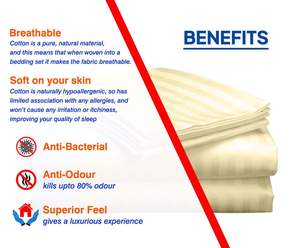 100% lin reine Super roi draps rayé 400 fil compte coton hôtel maison Textile Portable plié hôpital literie - Product Image 4