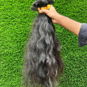 Cabello Indio Premium para Trenzas, Cabello Humano Virgen Crudo, Sin Enredos, Largo - Product Image 1